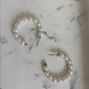 Pearl earrings